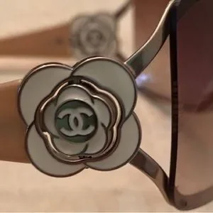 Accessories | Chanel Authentic Floral Sunglasses With Case  display picture 3